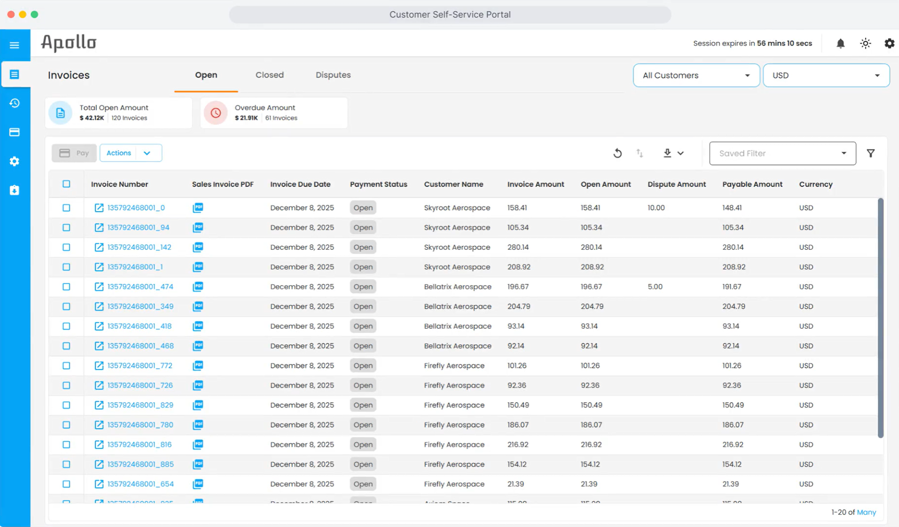 Portail libre-service client
